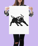 Bull Raton Sticker