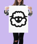 Funny Cartoon Sheep Sticker
