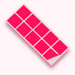 Pink Gloss 100mm SQ Vinyl Wall Tile Stickers Kitchen & Bathroom Transfers