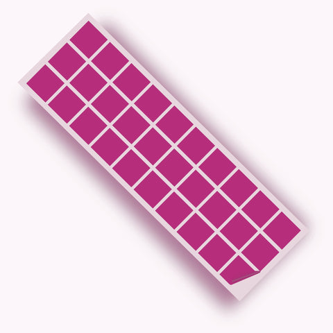Purple Matte 2 in SQ Vinyl Wall Tile Stickers Kitchen & Bathroom Transfers