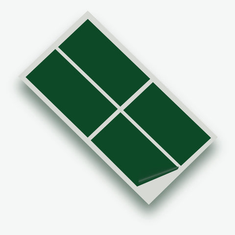 Racing Green Gloss 100x200mm Vinyl Wall Tile Stickers Kitchen & Bathroom Transfers