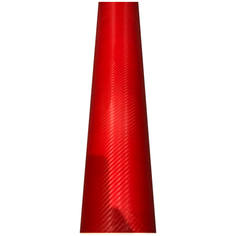 Red Carbon Fibre Vinyl Roll 700mm Wide