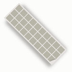 Silver Matte 2 in SQ Vinyl Wall Tile Stickers Kitchen & Bathroom Transfers