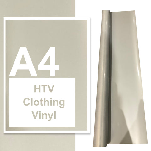 A4 A3 A2 Iron On Vinyl Sheets Silver