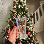 DIY Set Of 2 Create Own Personalised Initial Name Reindeer Christmas Mug Glass Sticker Label